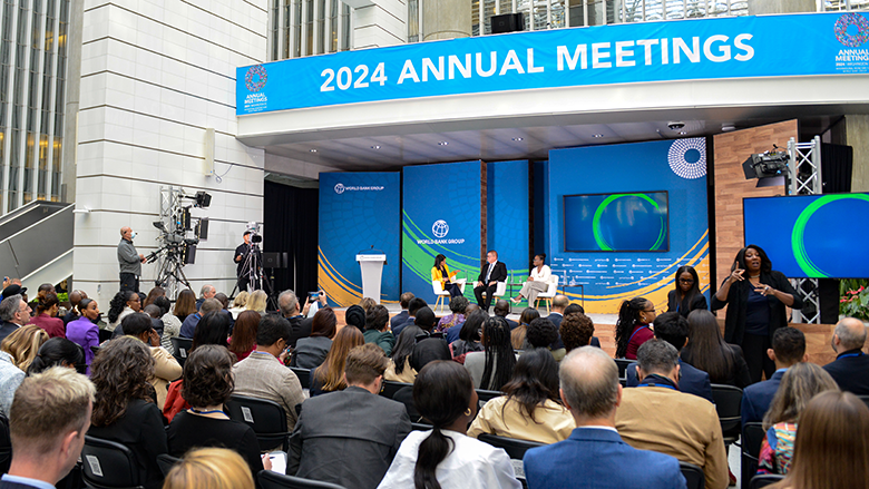 Annual Meetings event at the World Bank Group's headquarters in Washington, D.C.   © The World Bank Group